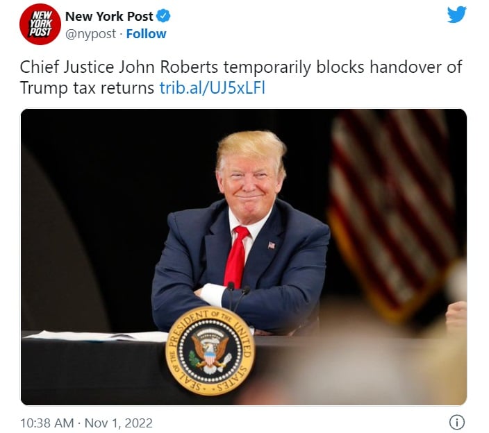 Trump declaraciones de impuestos Congreso