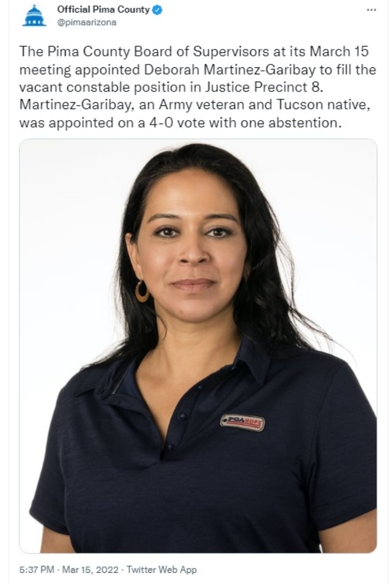¿Quién era la oficial Deborah Martínez?
