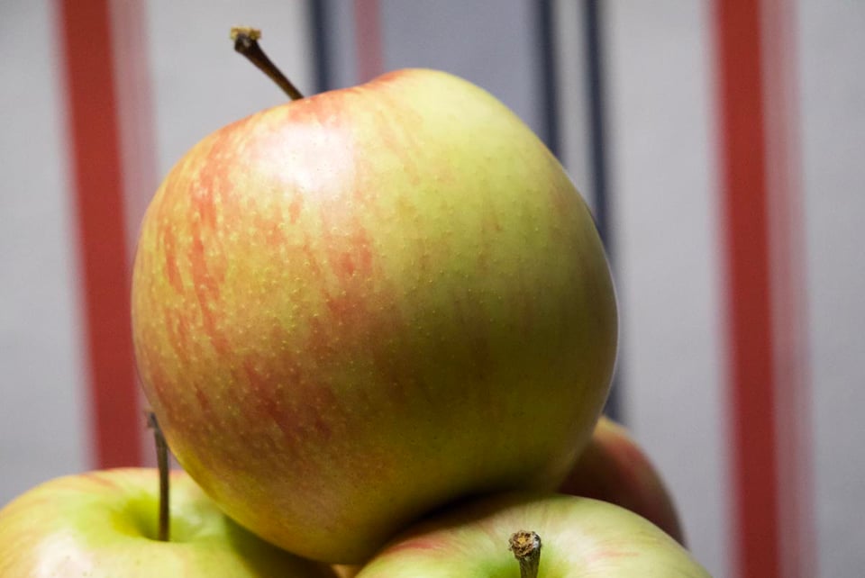A bunch of gala apples, fruit, healthy diet
