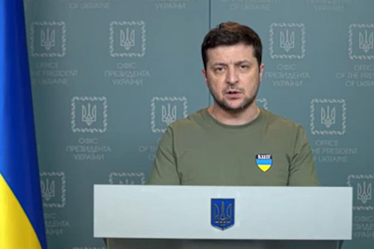 Volodimir Zelenski Presidente Ucrania esposa Olena Zelenska