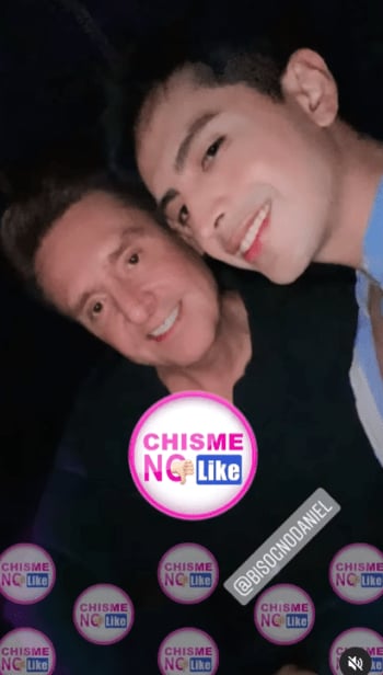 Daniel Bisogno publishes photographs next to his alleged boyfriend