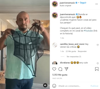 Juan Rivera exhibits his wife in private
