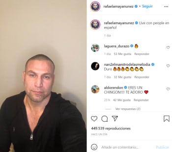 He talks about his love and his return to television; Rafael Amaya presents his great love