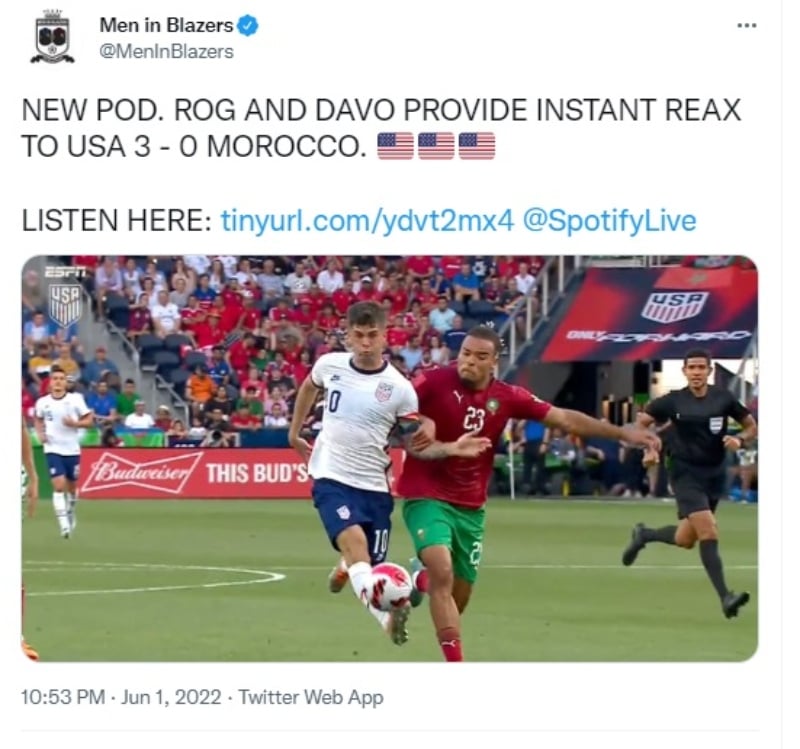 USA vs Morocco: Total dominance