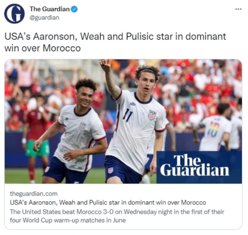 USA vs Morocco: Win by three goals
