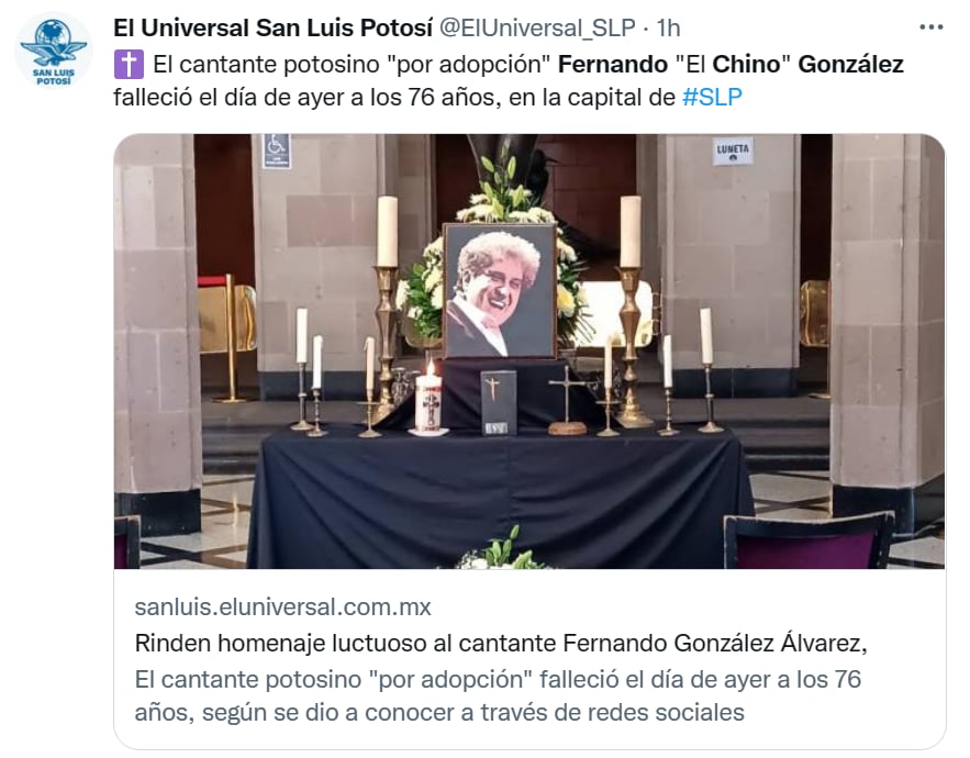 Luto música México