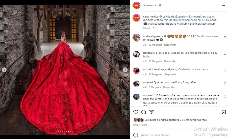 Critican hija Canelo Álvarez: Presume su elegante vestido