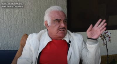 Vicente Fernández shows his face after harassing several young women