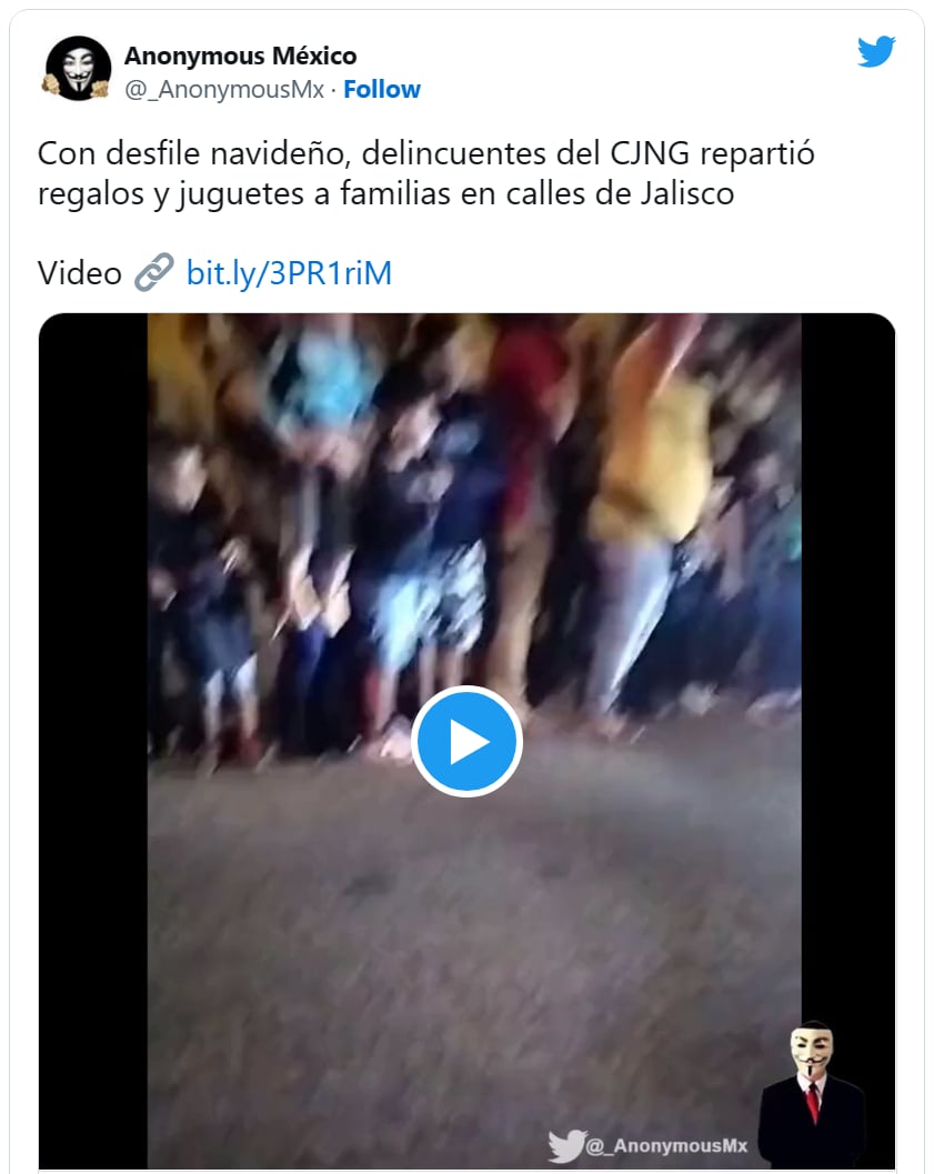 CJNG Mencho regalos Navidad