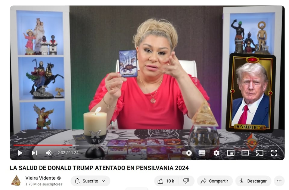 Vieira Vidente and Donald Trump, betrayal, sniper, attack, MundoNOW