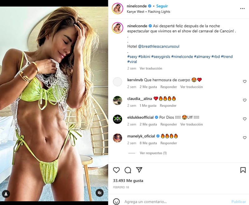Ninel Conde bikini