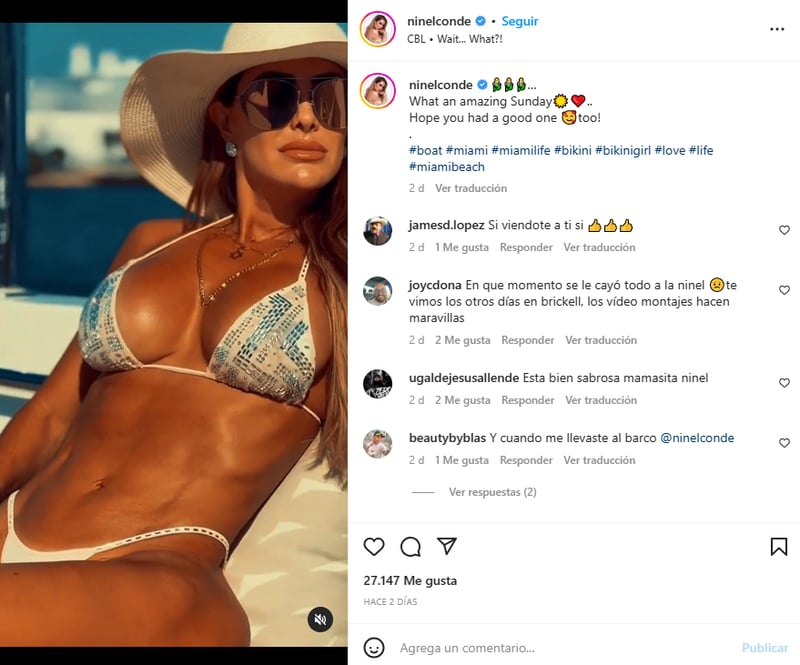 Ninel Conde bikini