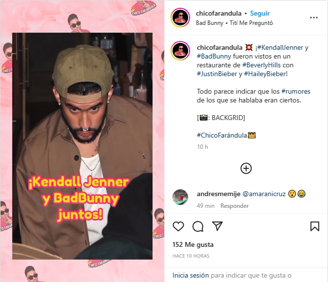 Bad Bunny Kendall Jenner