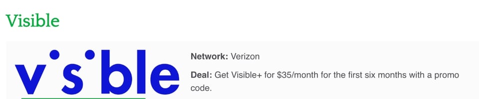Visible, company operated by Verizon, cellular plans, Technology, MundoNOW