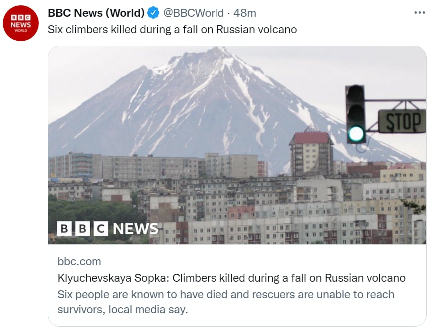 Mueren escaladores volcán Eurasia