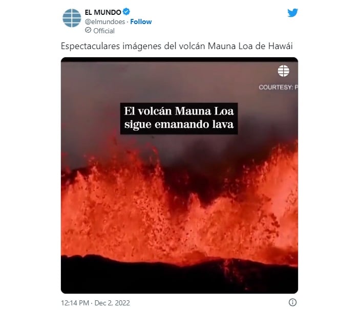 Encienden las alarmas por volcán en erupción en EEUU: la lava se acerca