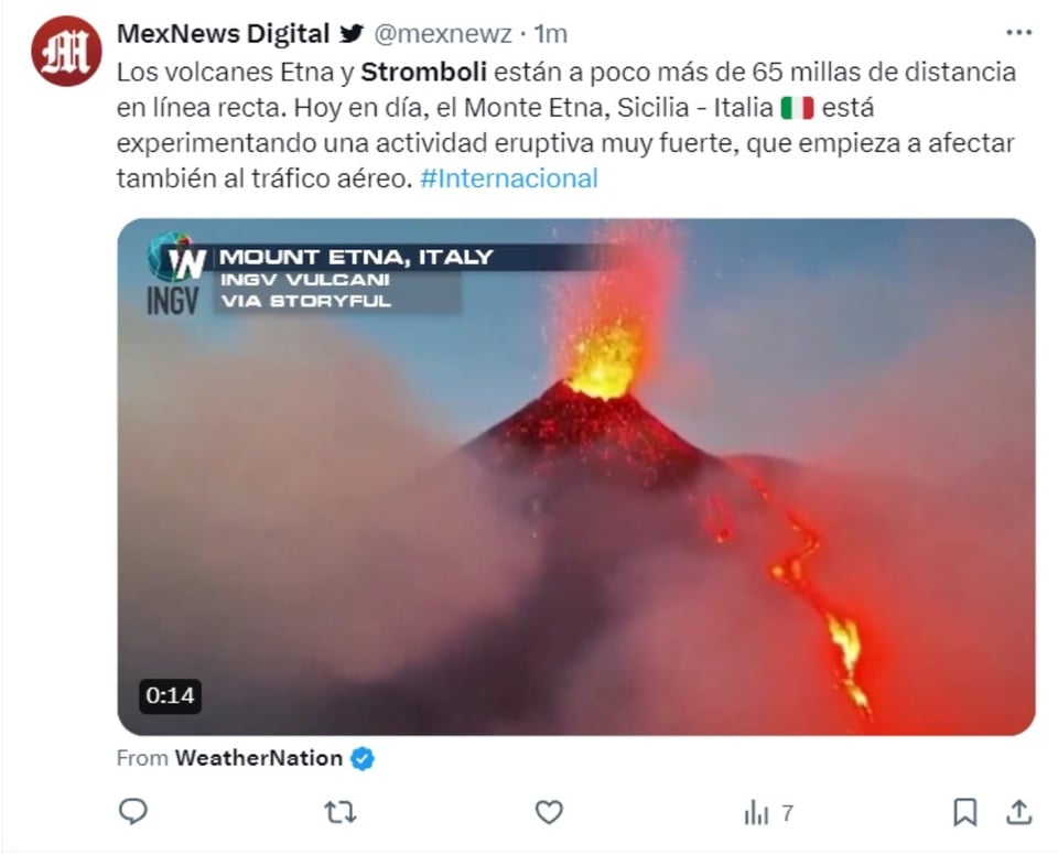 Estrómboli y Etna, lava, cenizas, alerta, MundoNOW
