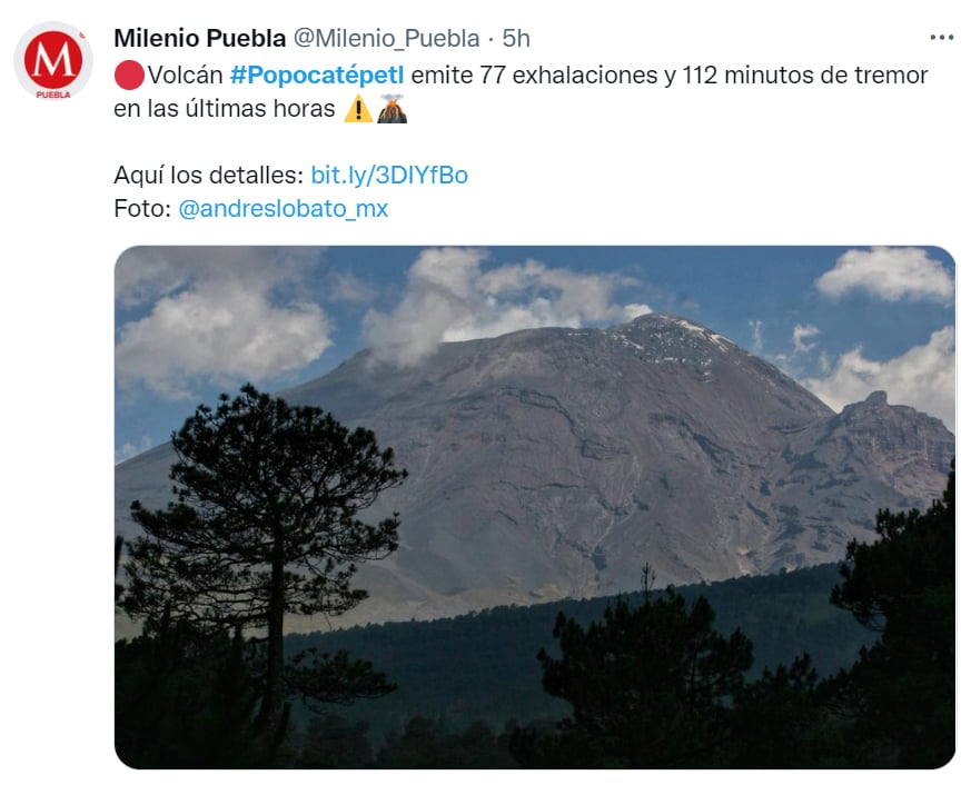 Volcán Hawai Popocatépetl México
