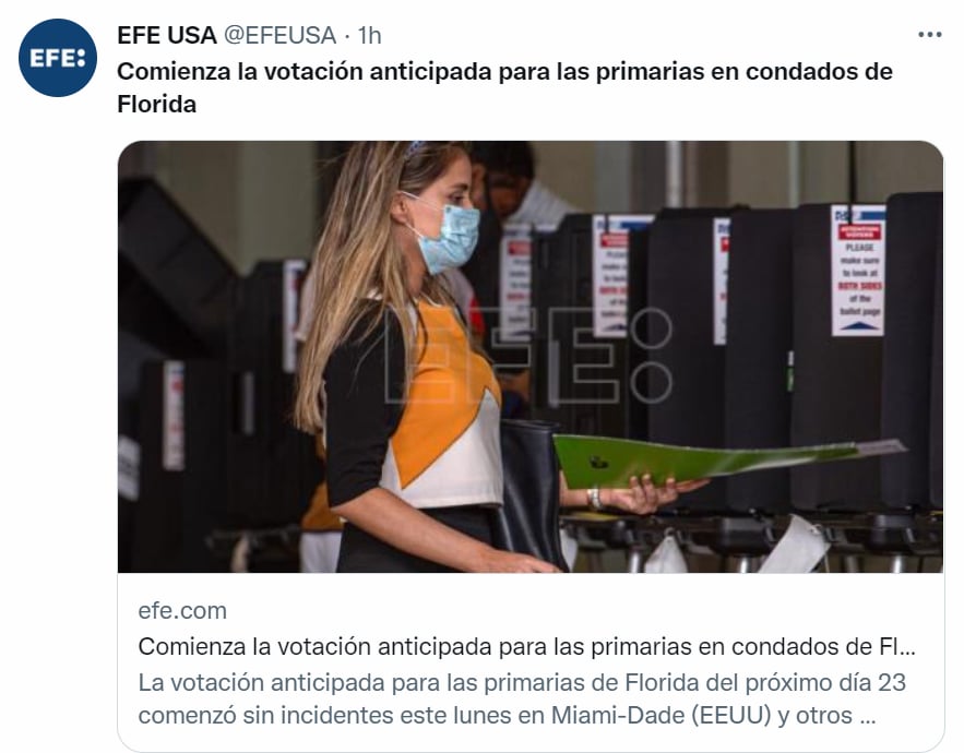 Votación anticipada Florida