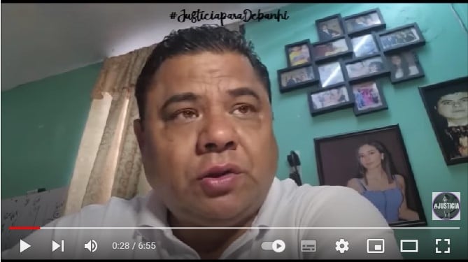 Papá de Debanhi tatuaje