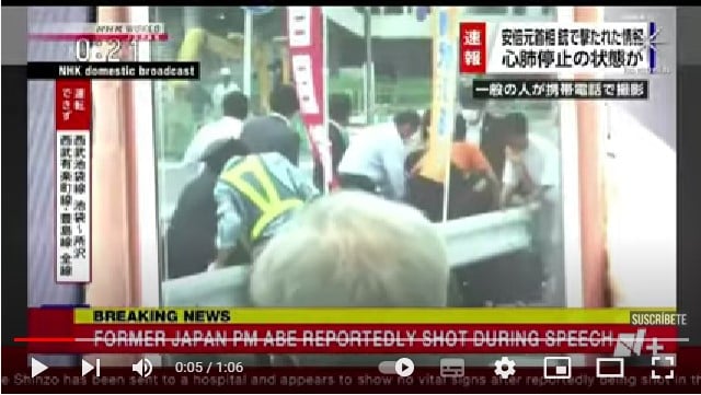 El influyente político de Japón falleció luego de ser trasladado al hospital