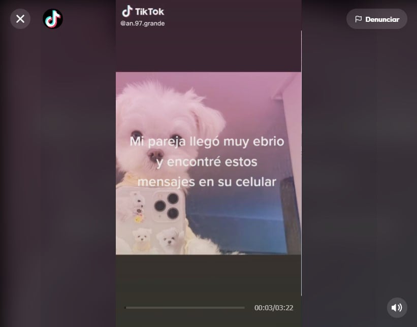 Mujer descubre infidelidad TikTok