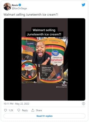 Walmart recalls Juneteenth ice cream after unexpected response from people