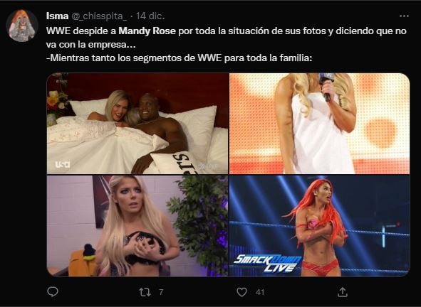 Fanáticos muestran descontento ante despido de luchadora de la WWE.
