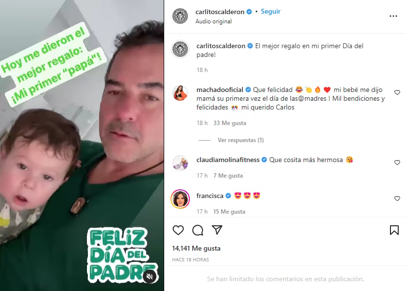 comparte emotivo video de su bebé