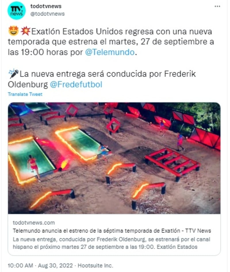 Frederik Oldenburg Exatlón Estados Unidos: ¿Habrá competidores de otros países?