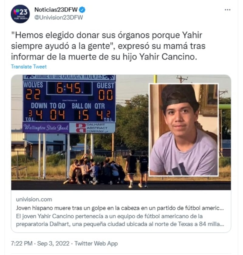 “Pedimos oraciones por la paz y la sanación"