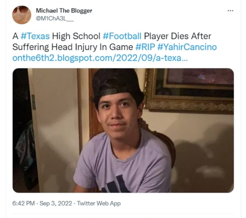 Muere joven hispano en pleno partido