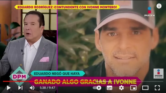 Eduardo Rodríguez responde Ivonne