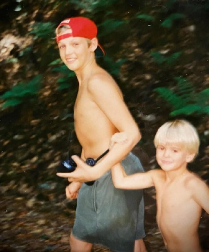 "Te amo, hermanito", le dice Nick Carter a Aaron