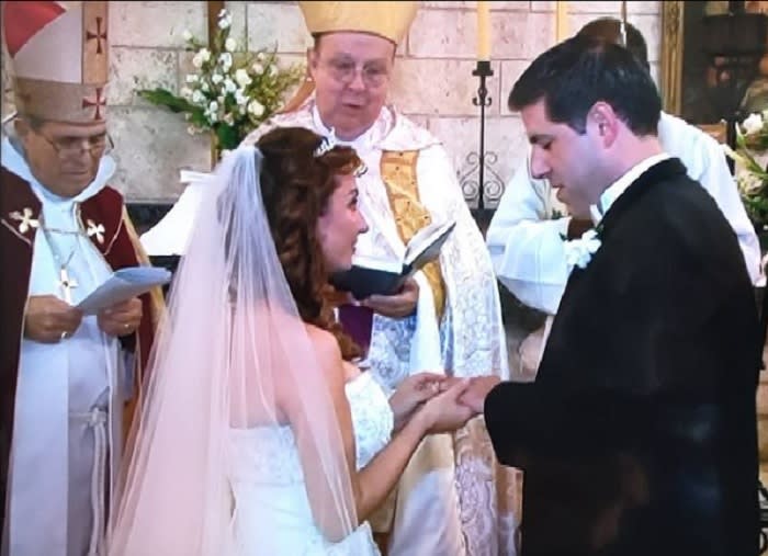 Father Alberto and the unpublished photo of his wedding day