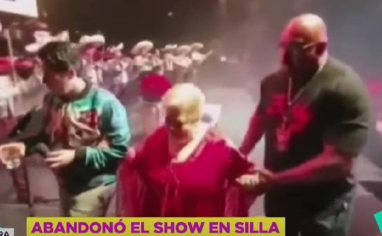 Paquita la del Barrio began to feel bad