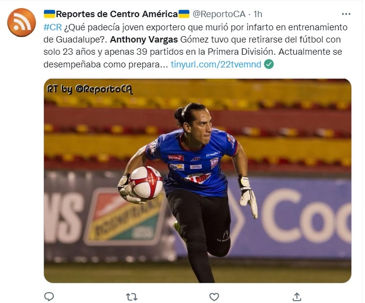Anthony Vargas tuvo una corta carrera en el futbol