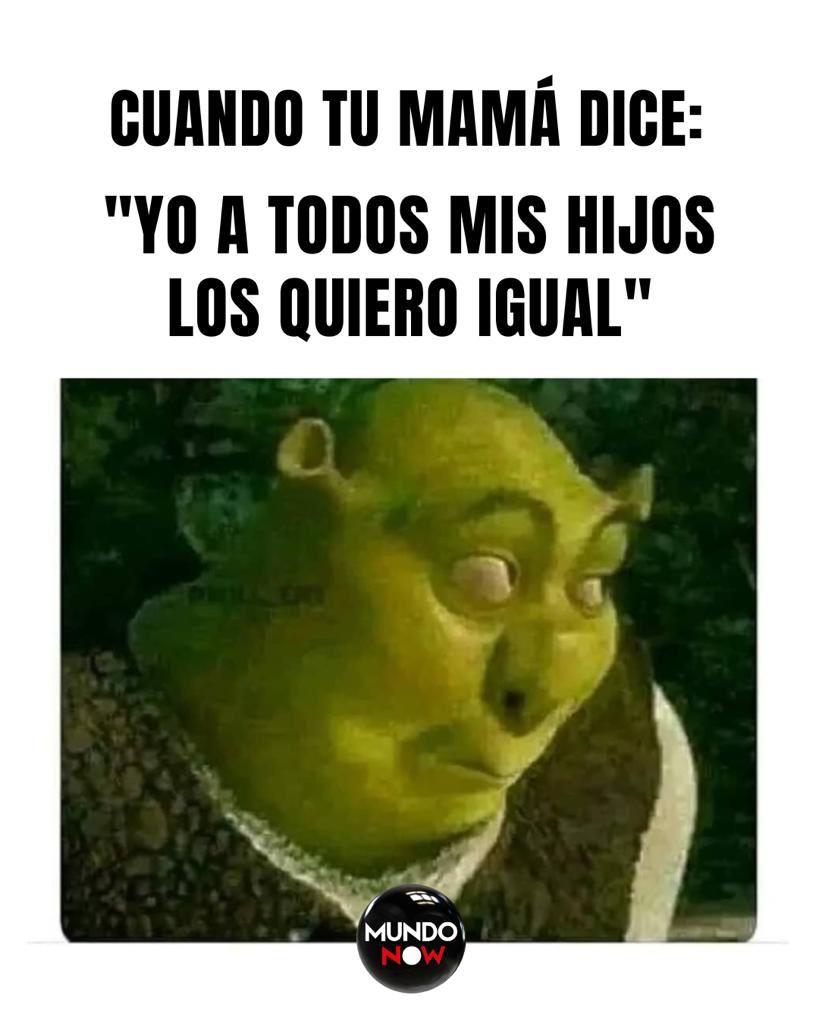 mamá, hijos, cariño, familia, Shrek