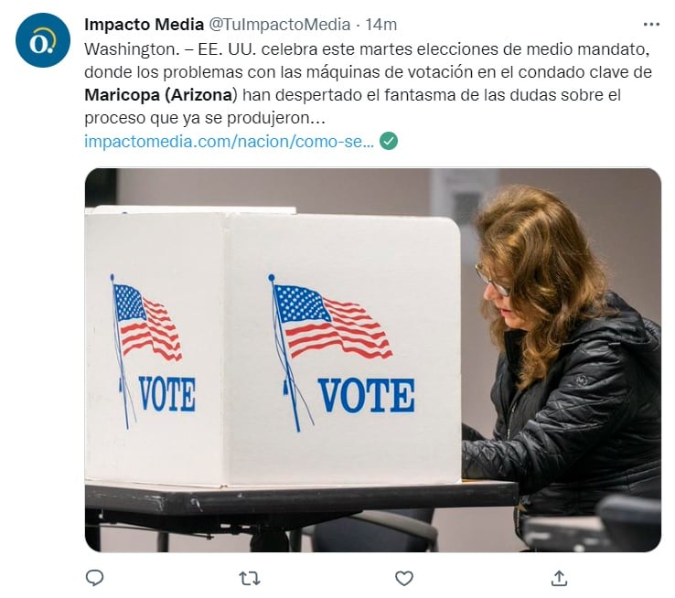 Se registran algunas incidencias en las elecciones intermedias