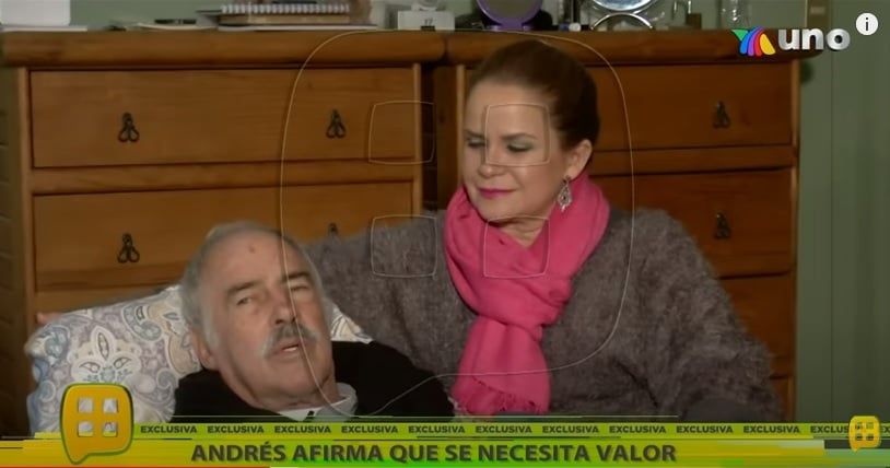 La esposa de Andrés García fue de gran ayuda