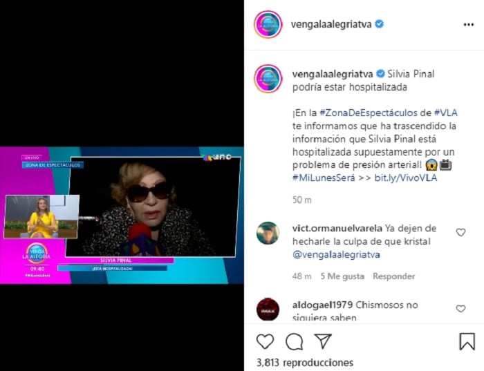 Sylvia Pasquel clarifies the situation