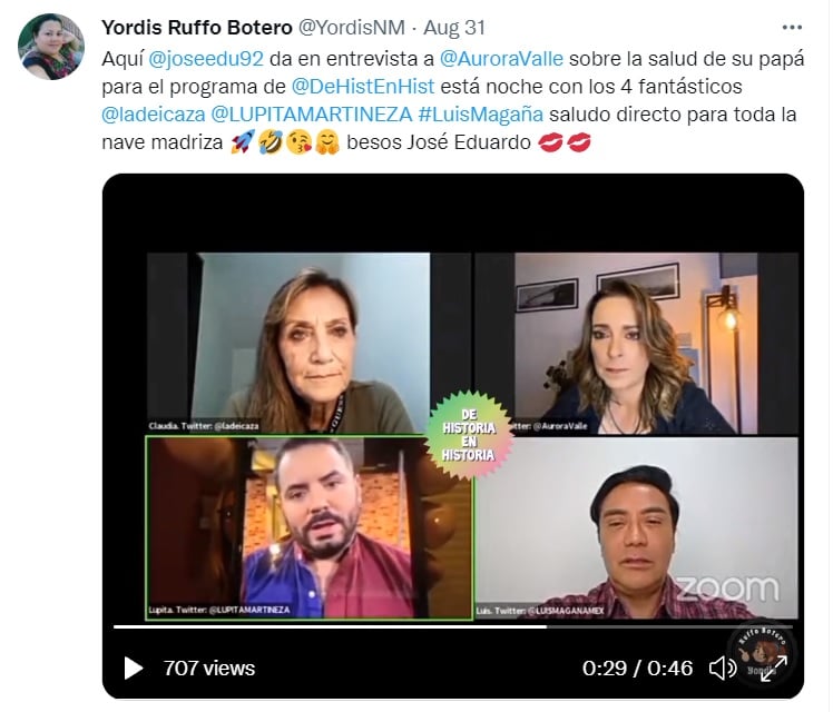 Hijo de Eugenio Derbez no ha podido hablar con él
