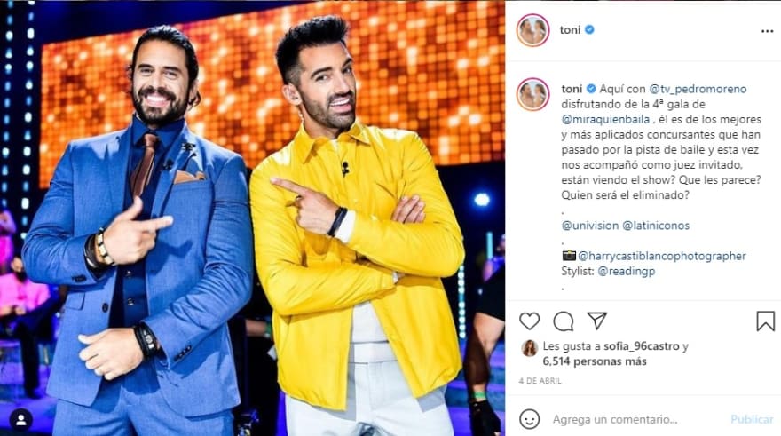 He has already forgotten Adamari López Toni Costa looks happy with Alaïa from Spain