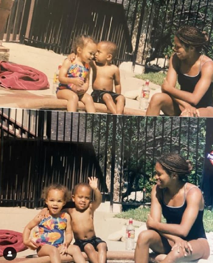 The actress 'boasted' her son at all times