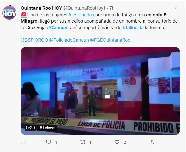 ¿Qué detalló la policía de Quintana Roo?