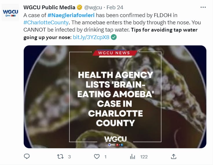 FATAL INFECTION CAUSES DEATH OF PERSON