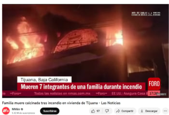 ¡MUERE FAMILIA CALCINADA!