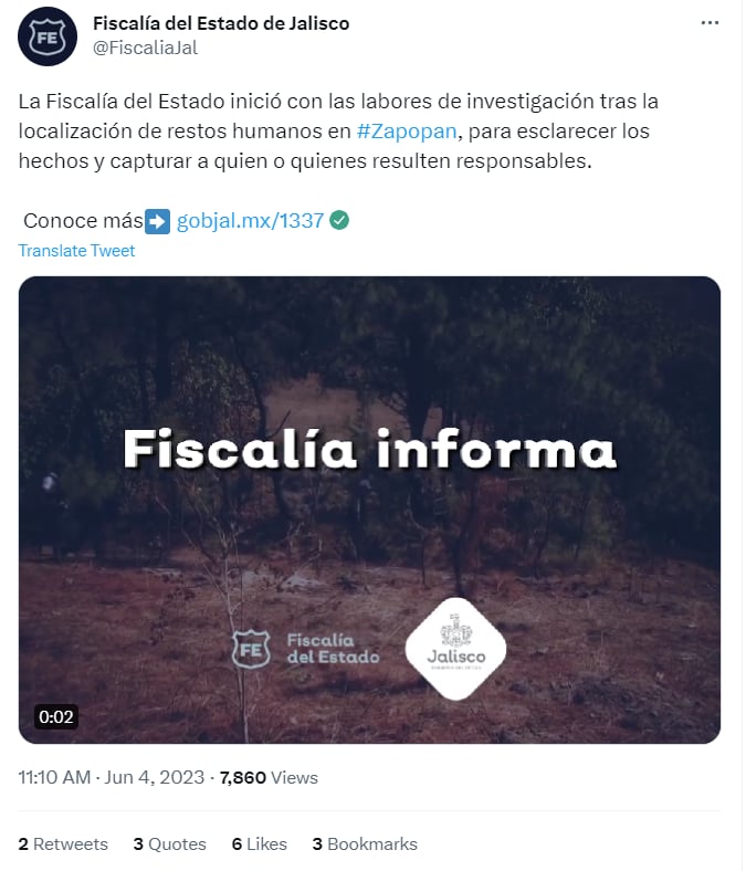 ENCUENTRAN RESTOS LAS AUTORIDADES