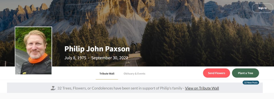 Phillip Paxson muere GPS: ¿Qué pide la familia?