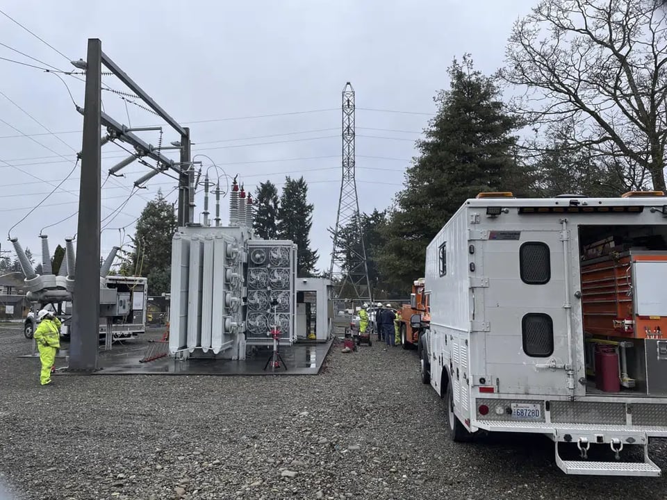 WASHINGTON SIN ELECTRICIDAD POR SAQUEOS